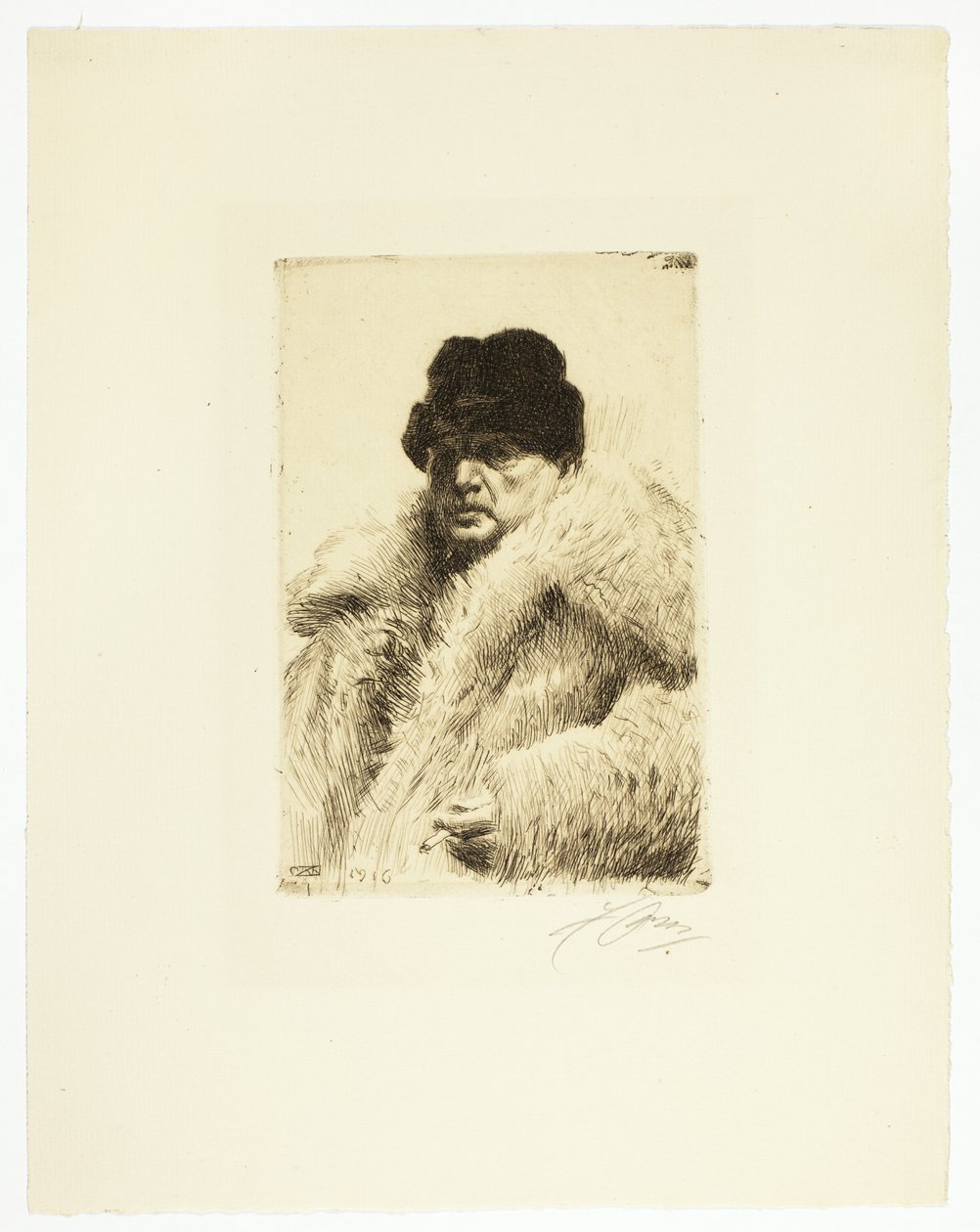 Autoportrait 1916 - Anders Leonard Zorn
