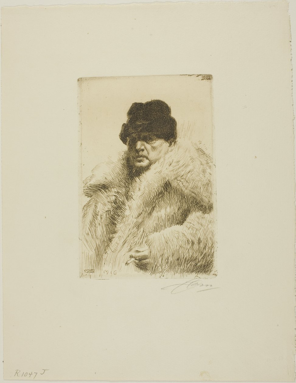 Autoportrait 1916 - Anders Leonard Zorn