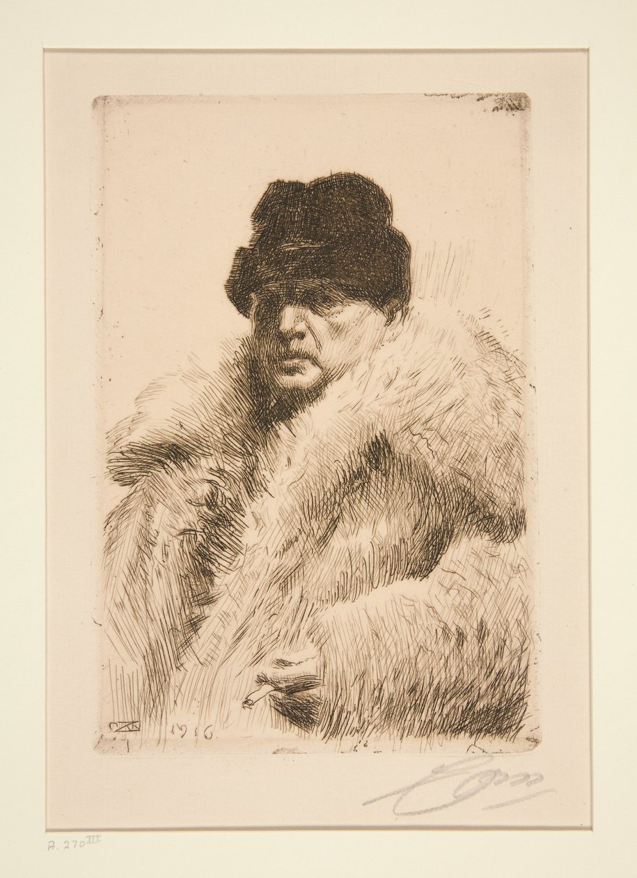 Autoportrait 1916 - Anders Zorn
