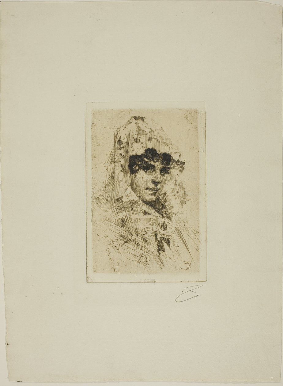 Femme espagnole - Anders Leonard Zorn