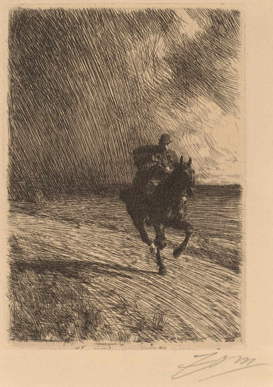 Tempête - Anders Leonard Zorn