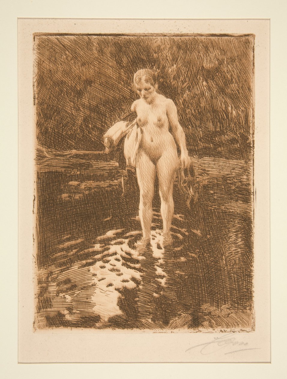 Le gué - Anders Zorn