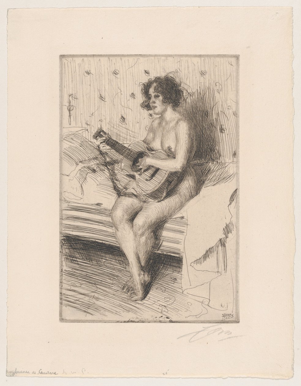 Le joueur de guitare - Anders Zorn