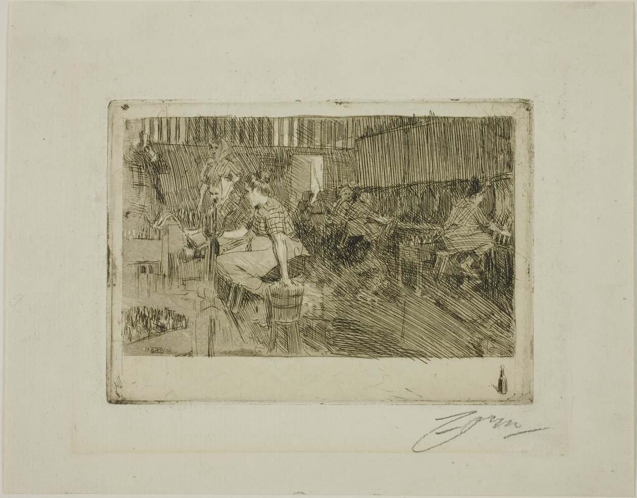La petite brasserie - Anders Leonard Zorn