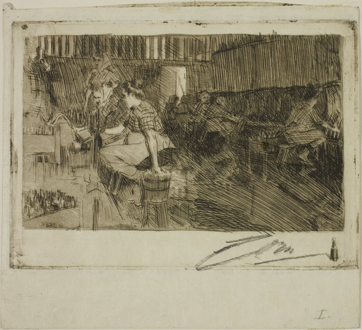 La petite brasserie - Anders Leonard Zorn