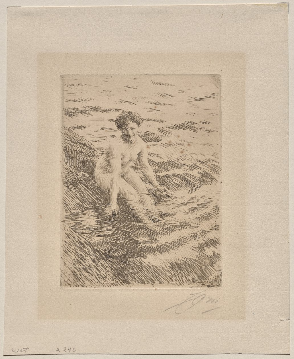 Mouillé - Anders Leonard Zorn