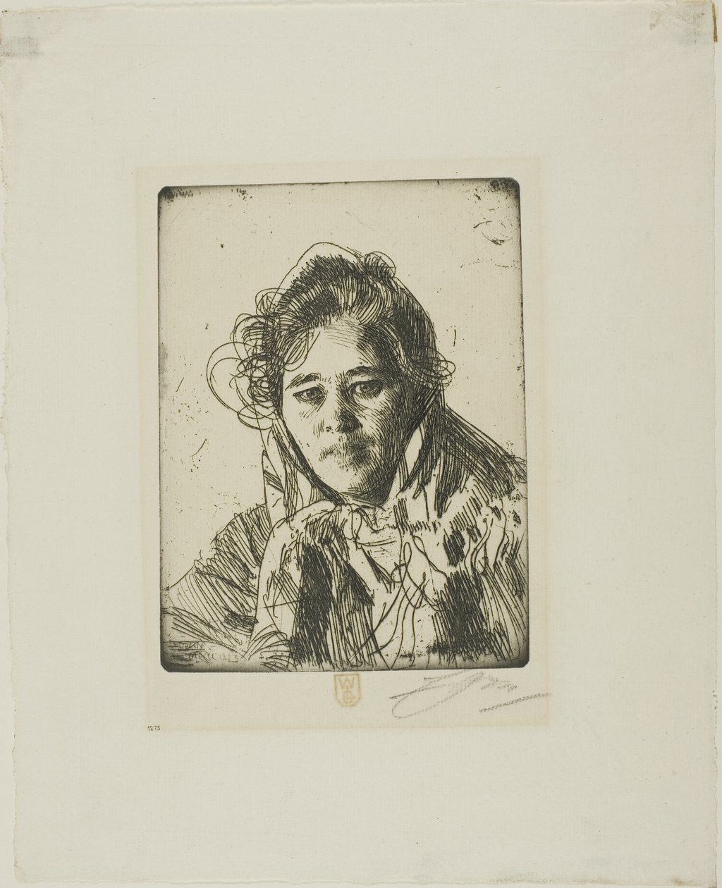Jeune fille de Mora (Anna de Kråkberg) - Anders Zorn