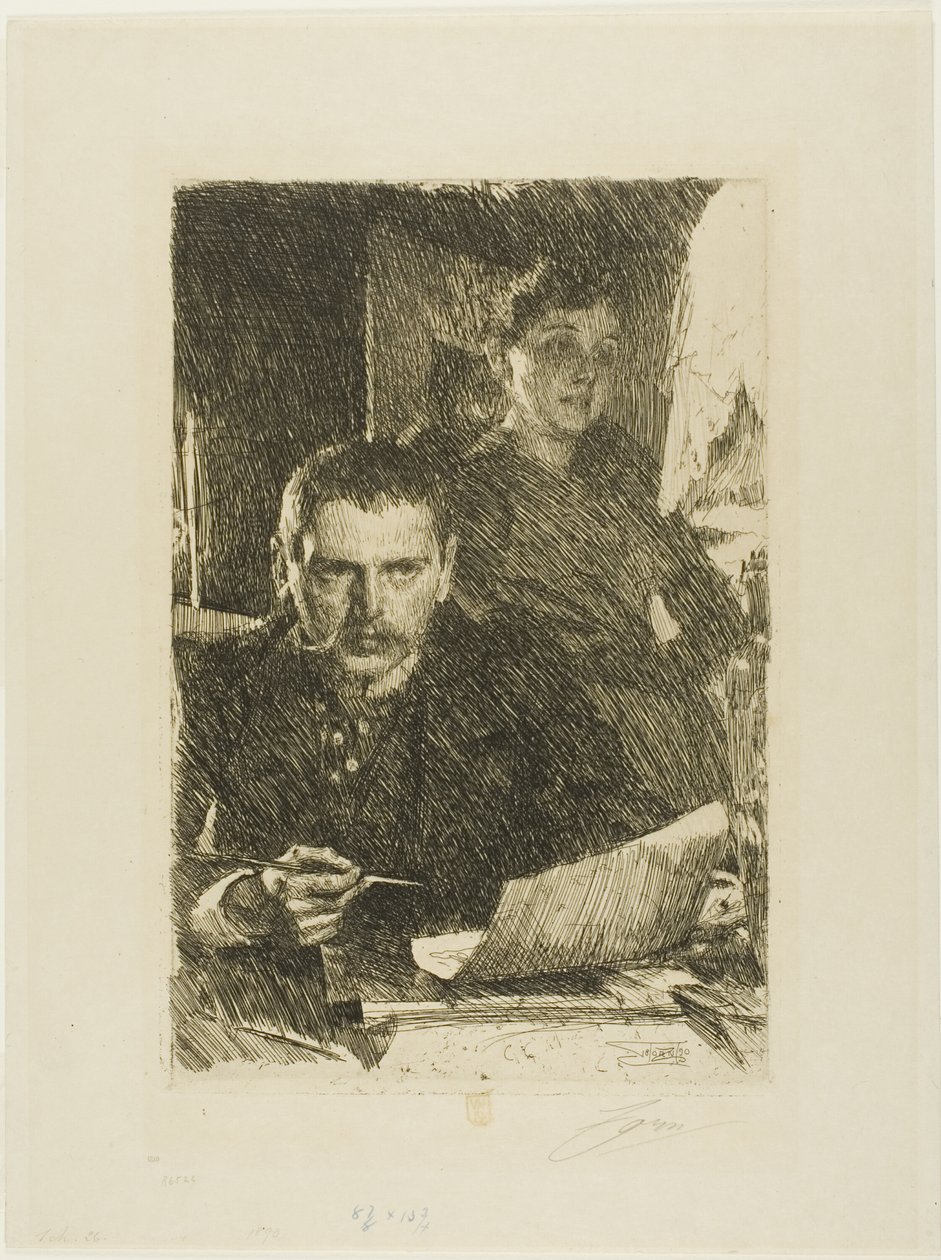 Zorn et sa femme - Anders Leonard Zorn