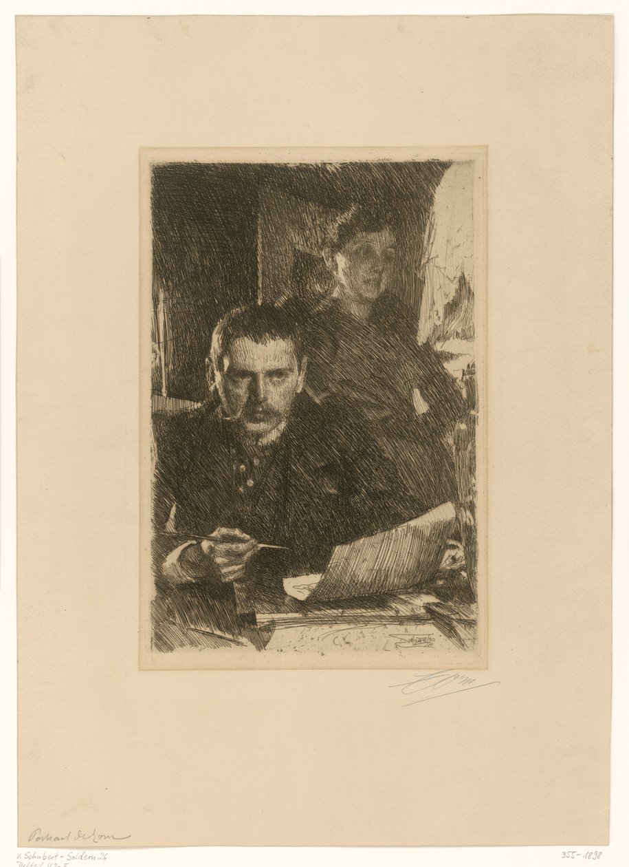 Zorn et sa femme - Anders Zorn