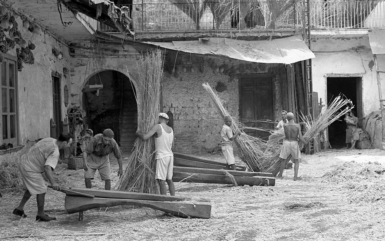 LA TRANSFORMATION DU CHANVRE, LA PARANZA DES MACIULLATORI - Ando Gilardi