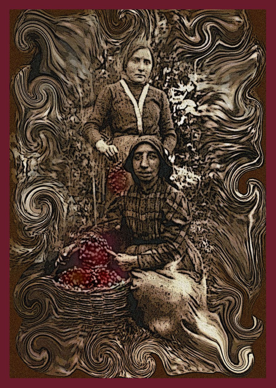 LES SIRENS DE LA VIGNE, 2002 (Peinture numérique) - Ando Gilardi