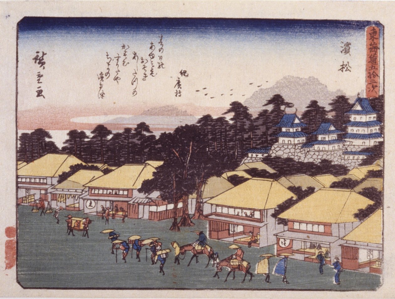 Station 30, Hamamatsu - Ando or Utagawa Hiroshige