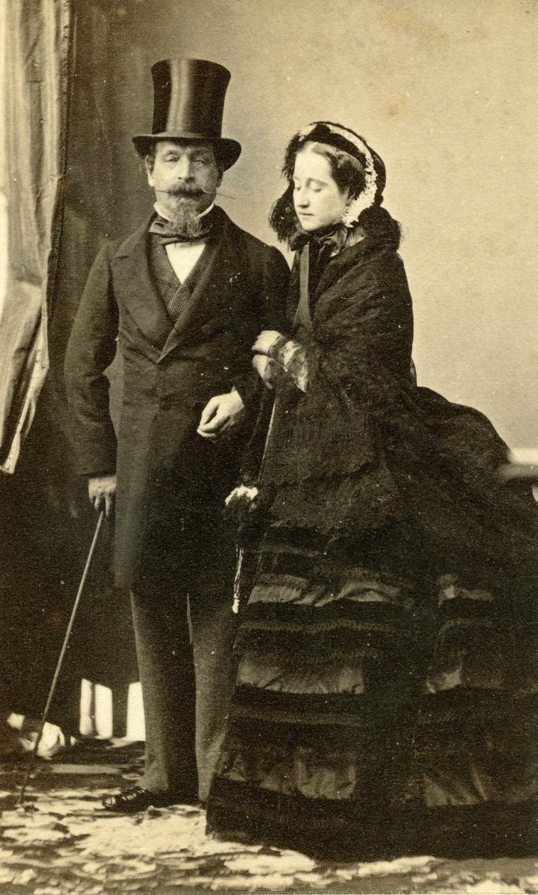 Emperor Napoléon III and Empress Eugénie - Andre Adolphe Eugene Disderi