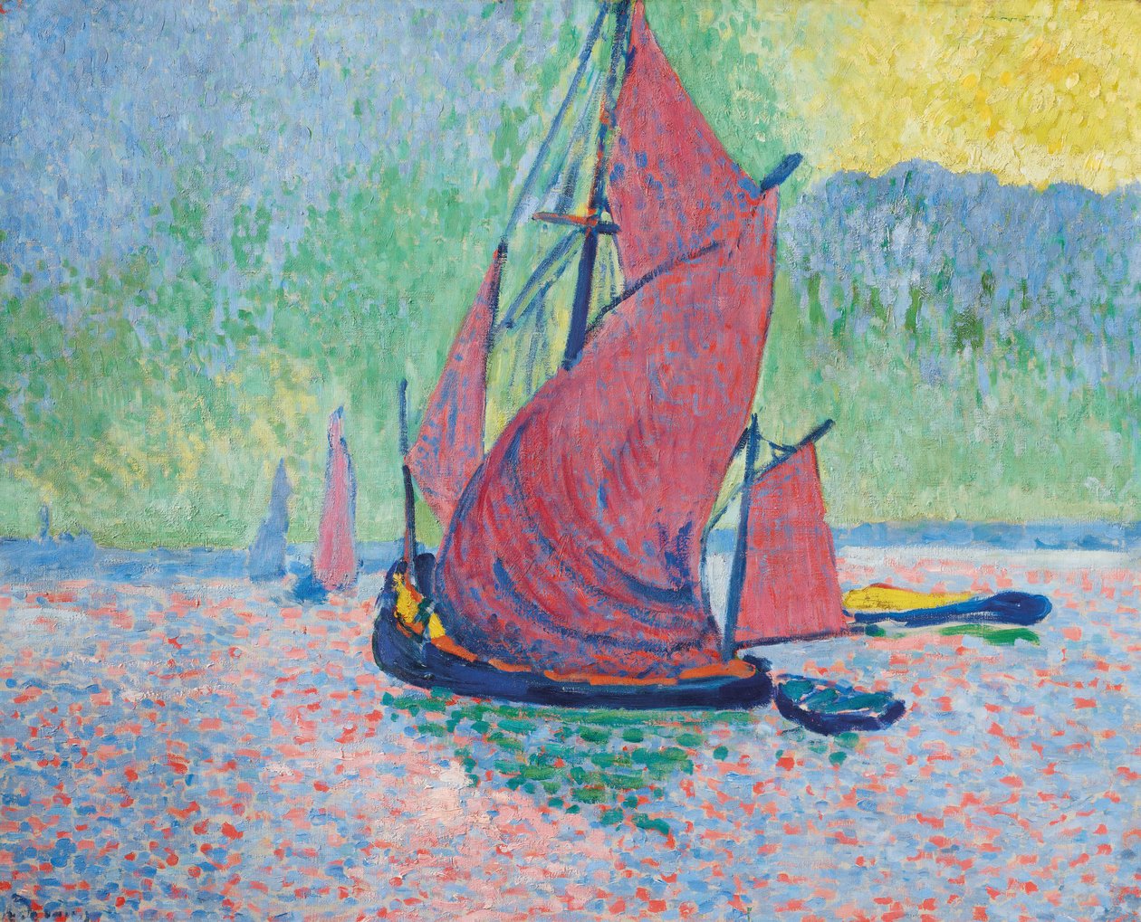 Les voiles rouges - Andre Derain