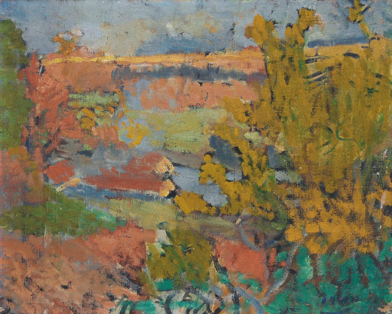 Paysage aux environs de Chatou - Andre Derain