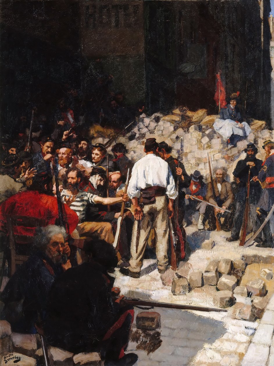 Barricade, la Commune de Paris, mai 1871 - André Victor Édouard Devambez