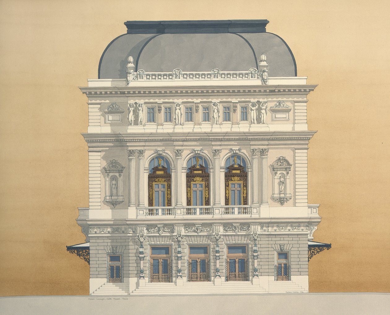 Opera Comique, Salle favart, Paris, France - Andras Kaldor
