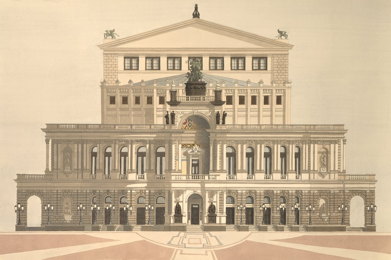 Opéra national, Dresde, Allemagne - Andras Kaldor