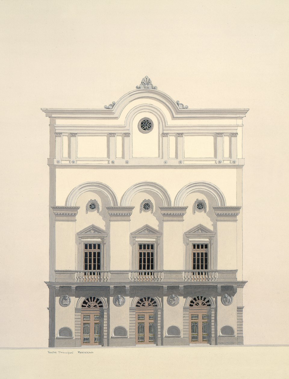 Théâtre principal, Barcelone, Espagne - Andras Kaldor