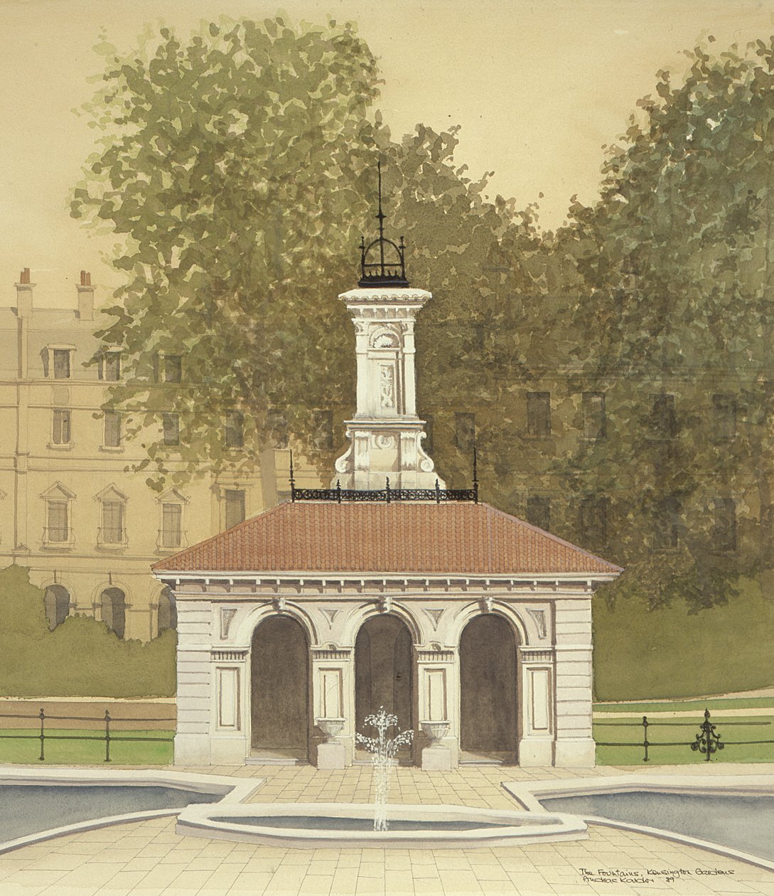 La fontaine, Kensington Gardens, Londres - Andras Kaldor