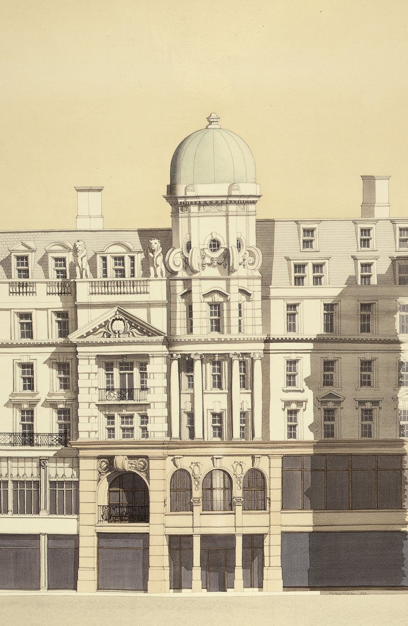 The Linen Hall (détail), Regent Street, Londres - Andras Kaldor
