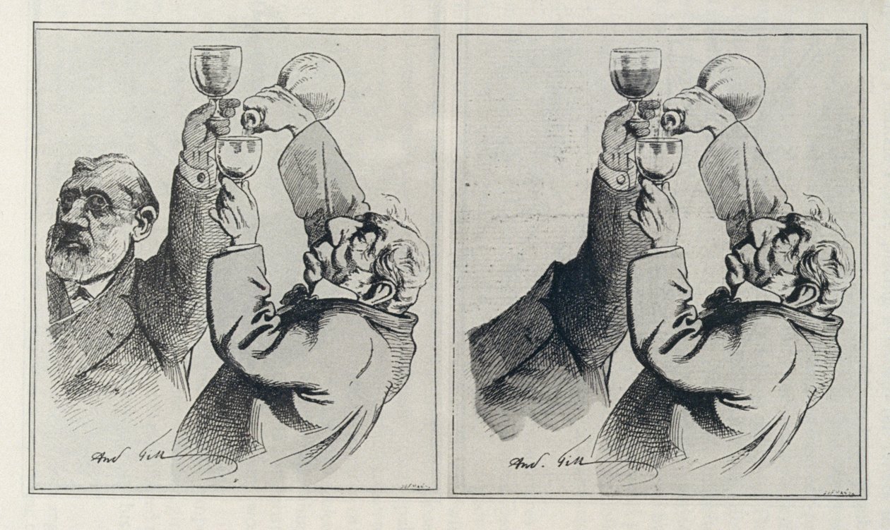 Dessin original, et dessin publié dans 
