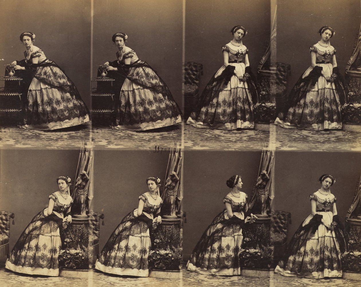 Clara Silvois, 1861 - Andre Adolphe Eugene Disderi