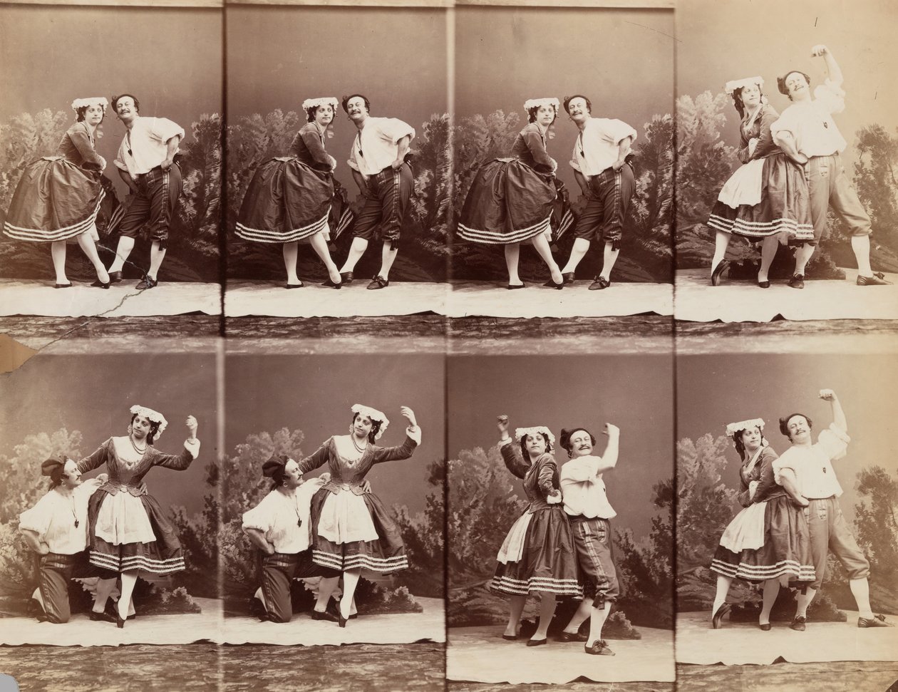 Eugénie Schlosser et Coralli, 1863 - Andre Adolphe Eugene Disderi
