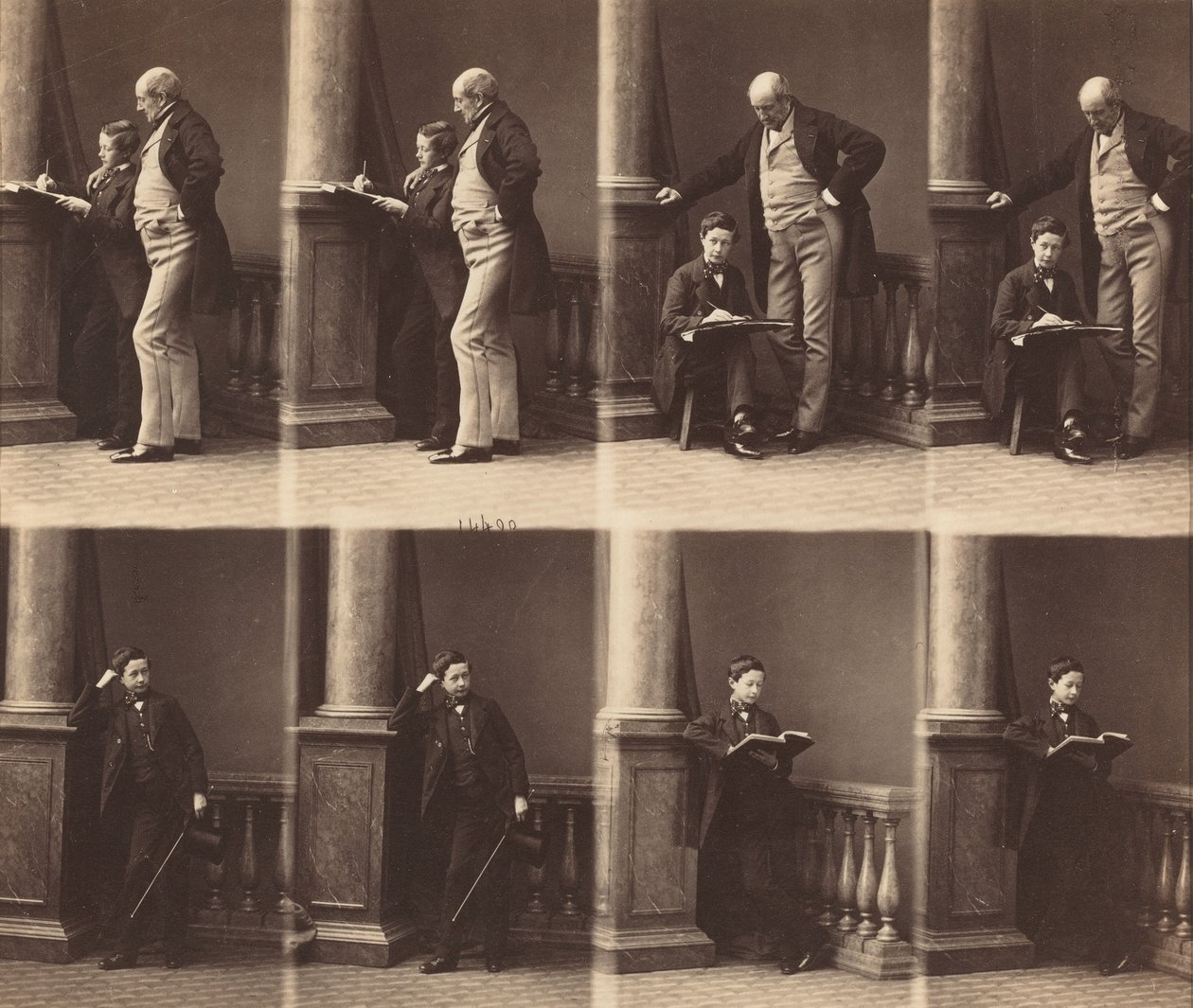 Monsieur Jadin et son fils - Andre Adolphe Eugene Disderi