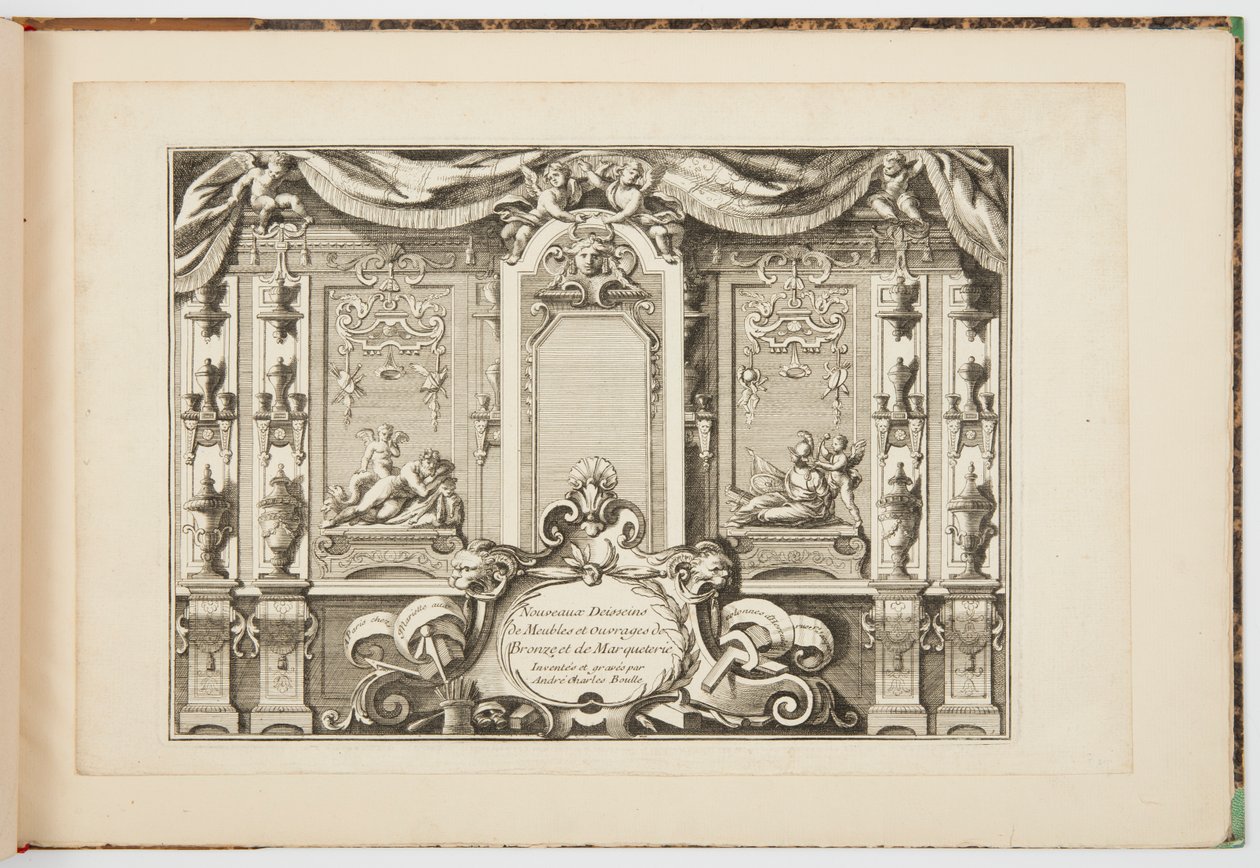 Nouveaux dessins de meubles et ouvrages de bronze et de marqueterie - Andre Charles Boulle