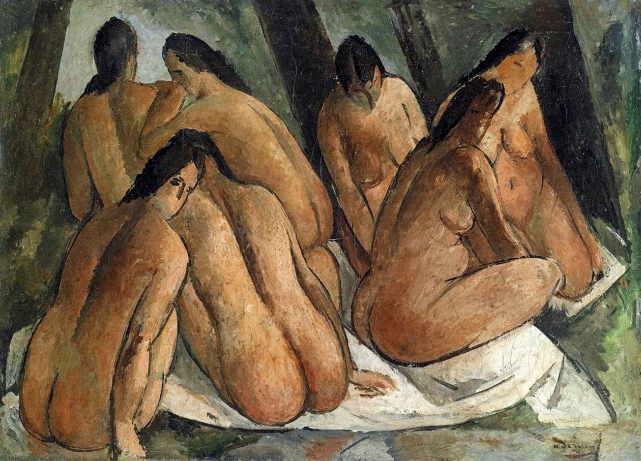Baigneuses, vers 1908-09 (huile sur toile) - Andre Derain