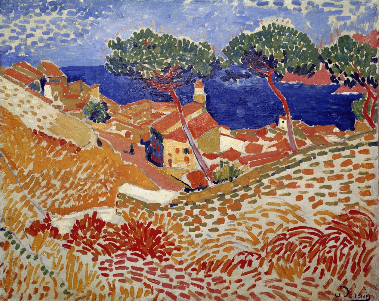 Collioure, le village et la mer - Andre Derain