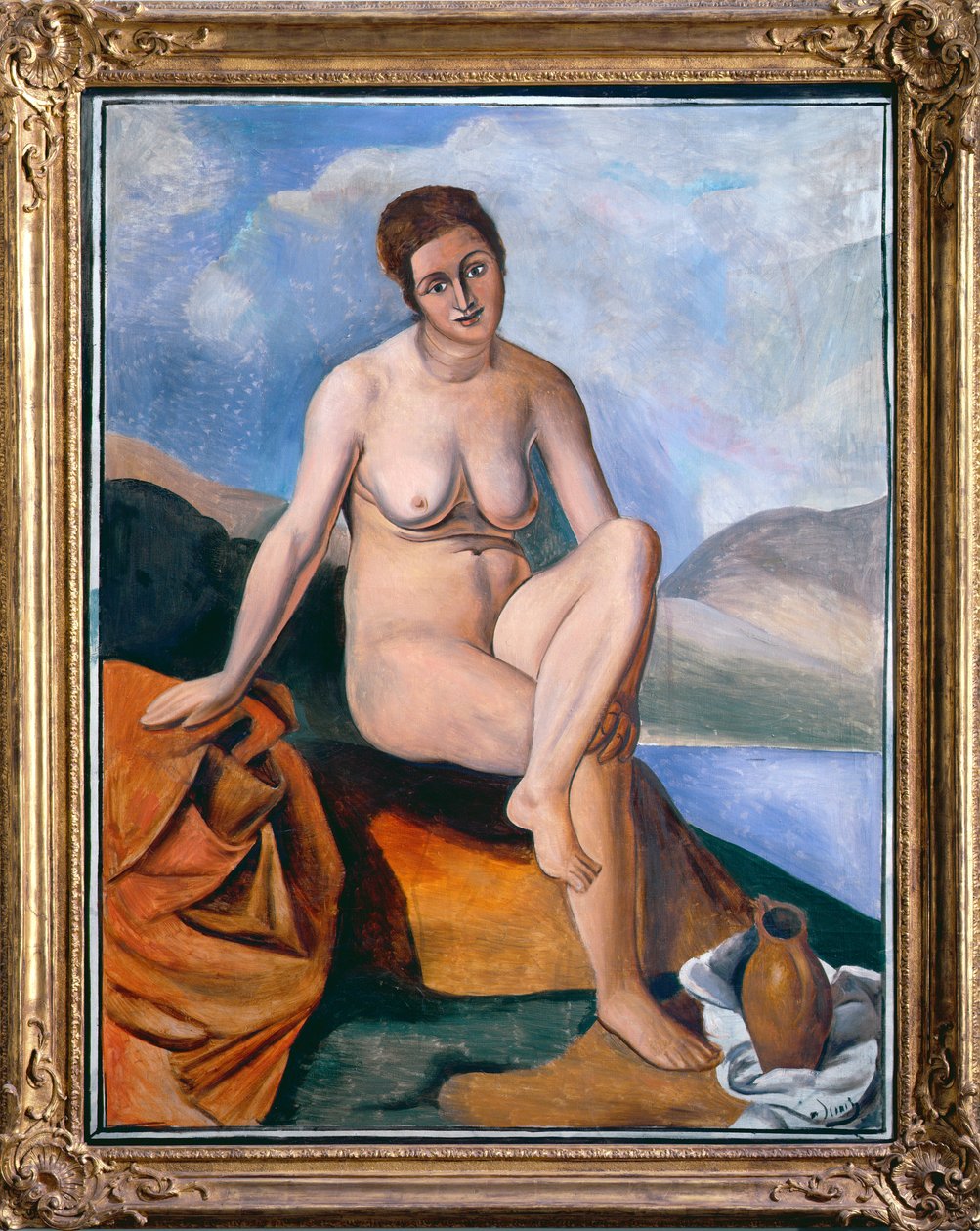Nu féminin avec une cruche, vers 1925 (huile sur toile) (voir aussi 287560) - Andre Derain