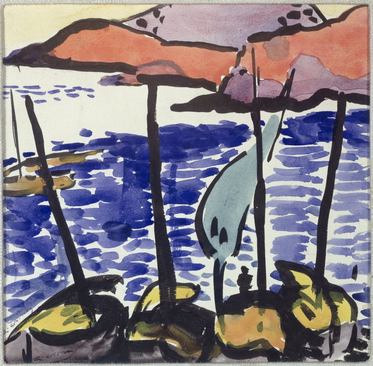 Bateaux de pêche à Collioure - Andre Derain