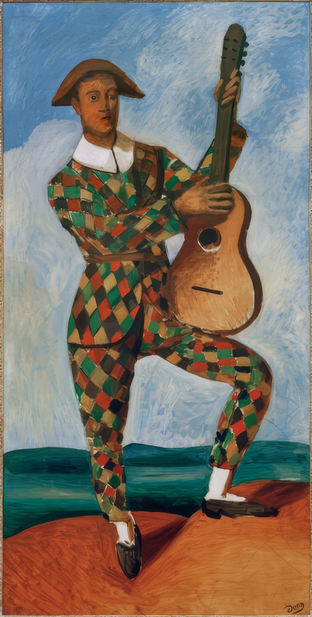 Arlequin avec guitare - Andre Derain