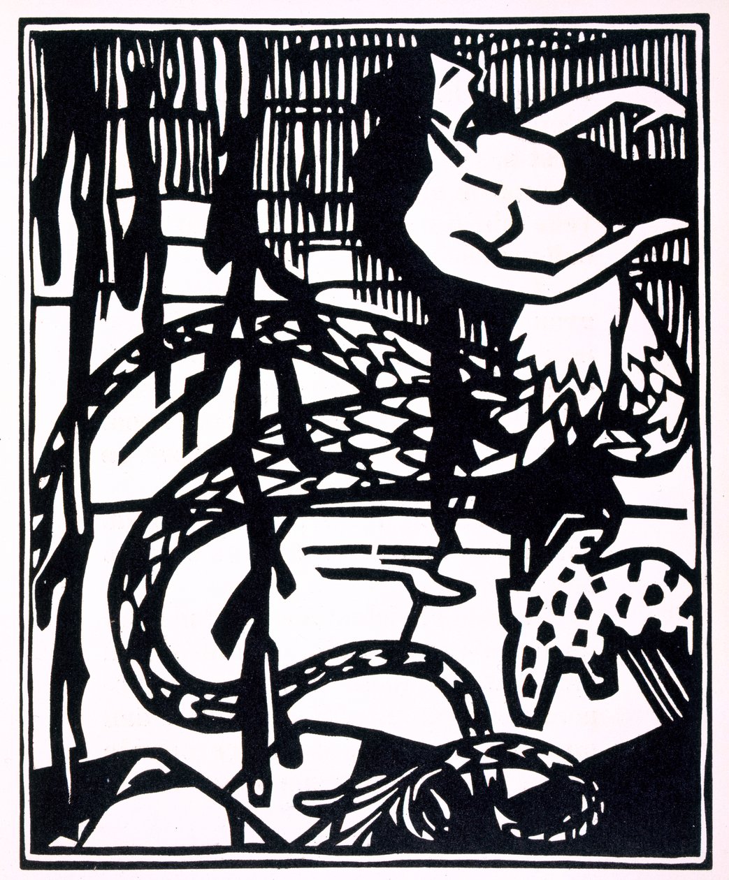 Illustration from 'Les horribles et espouvantables faictz et prouesses ...