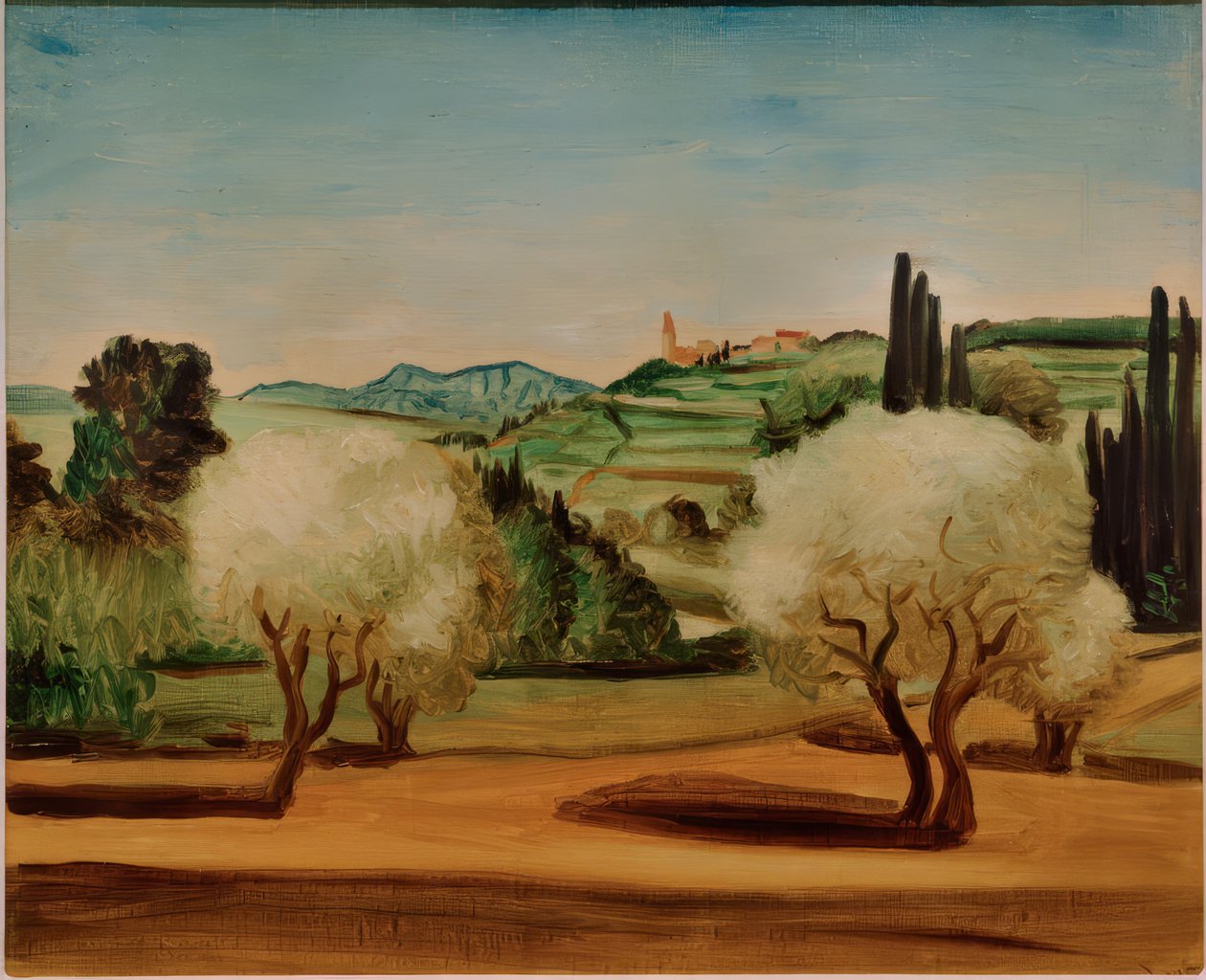 Paysage avec des oliviers - Andre Derain