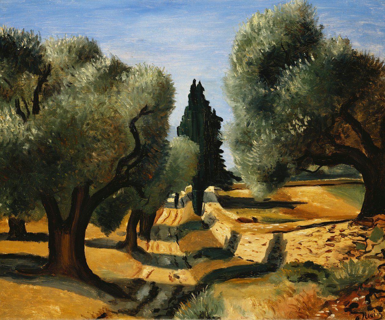 Oliviers en Provence ; Oliviers en Provence - Andre Derain