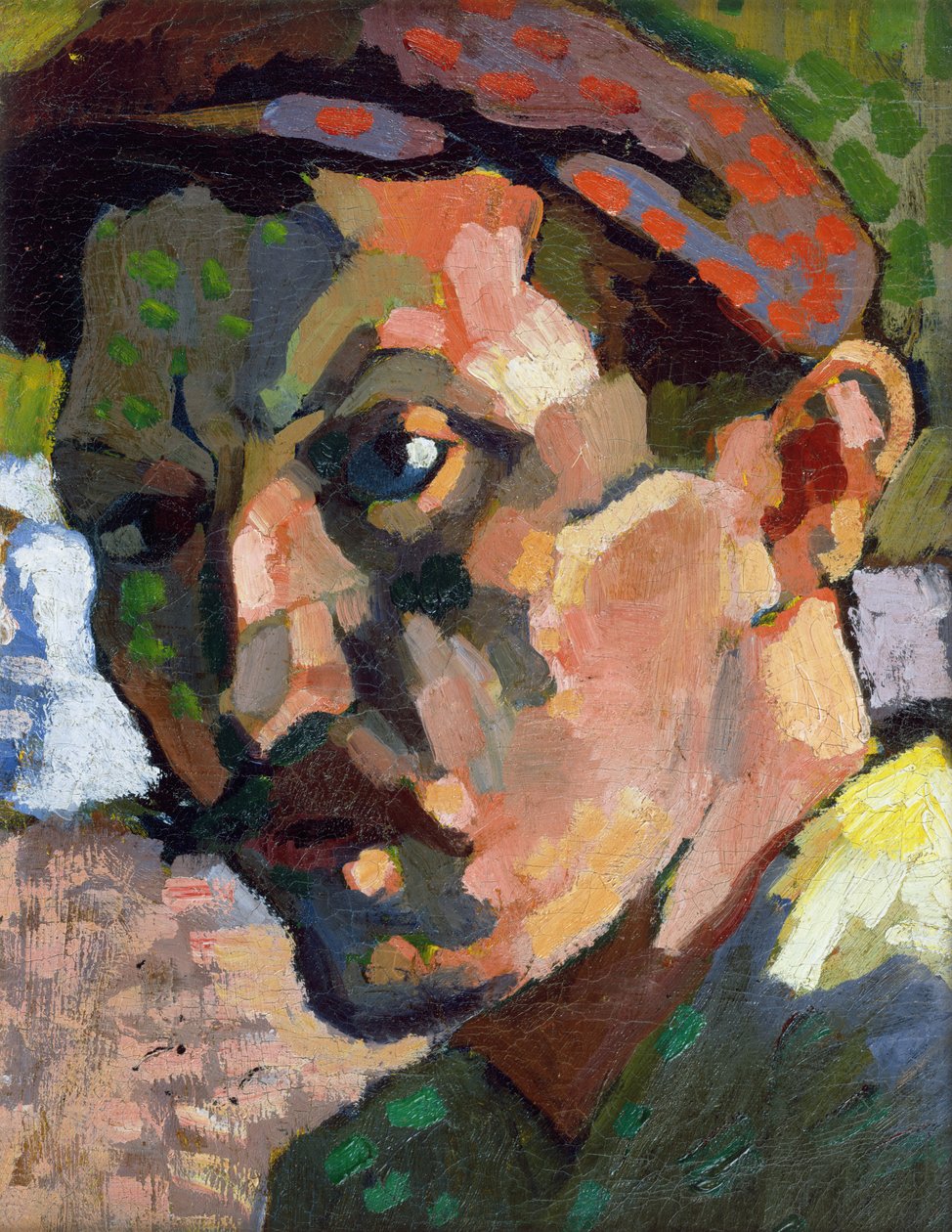 Autoportrait à la casquette, vers 1905 (huile sur toile) - Andre Derain