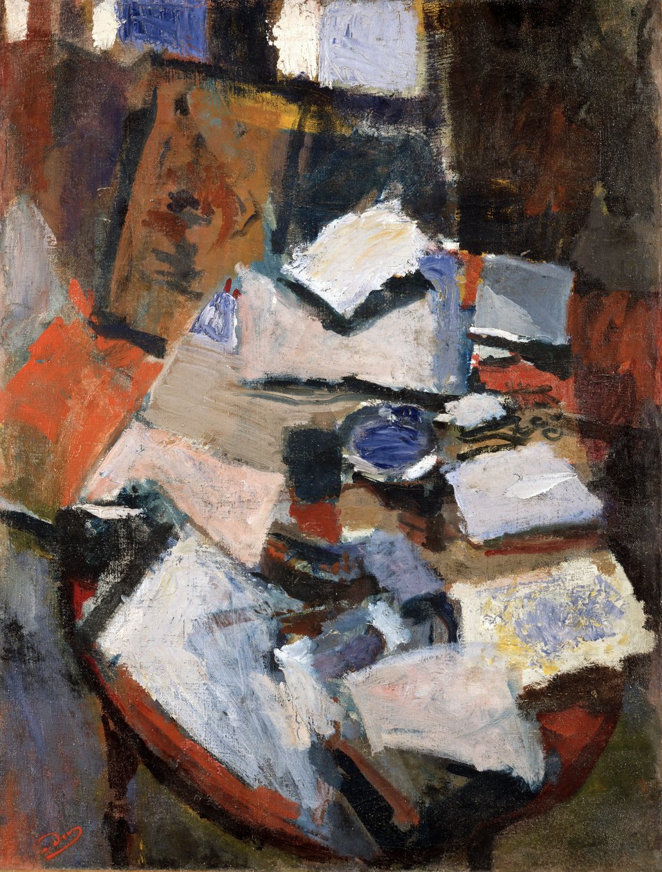 Nature morte sur une table, vers 1903 (huile sur toile) - Andre Derain