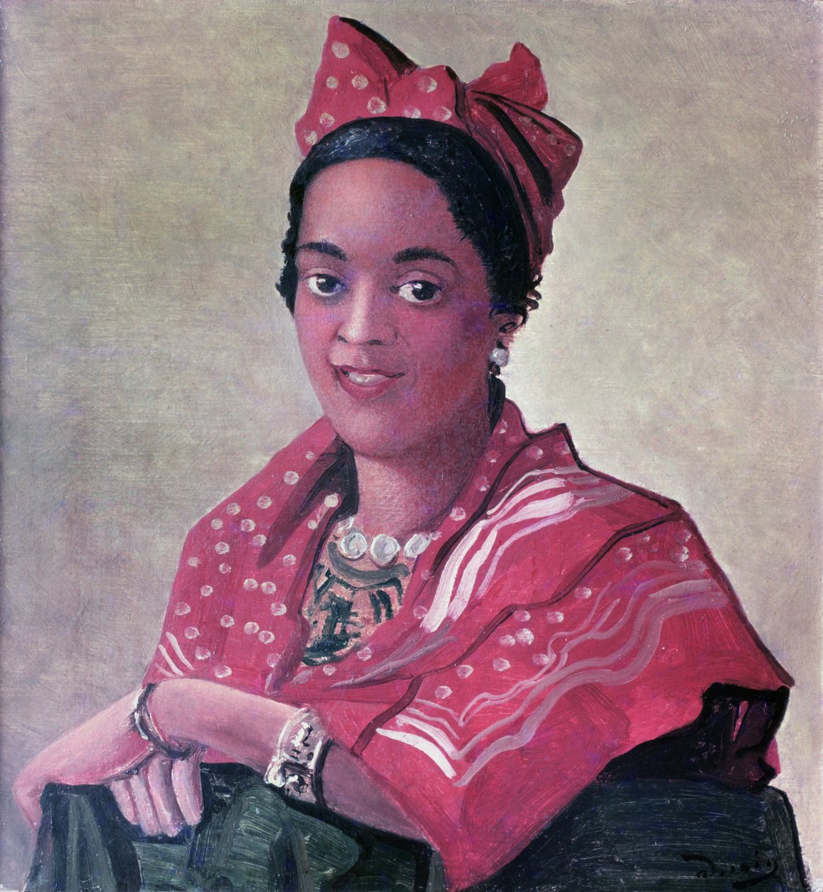 La fille de la Martinique (huile sur toile) - Andre Derain