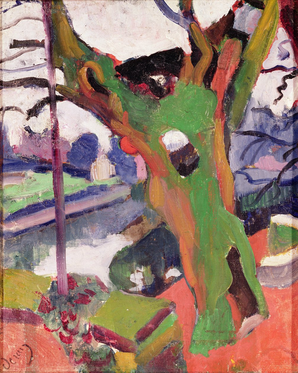 Le vieil arbre - Andre Derain