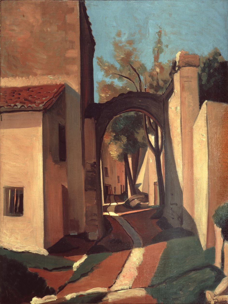 Village en Provence (huile sur toile) - Andre Derain