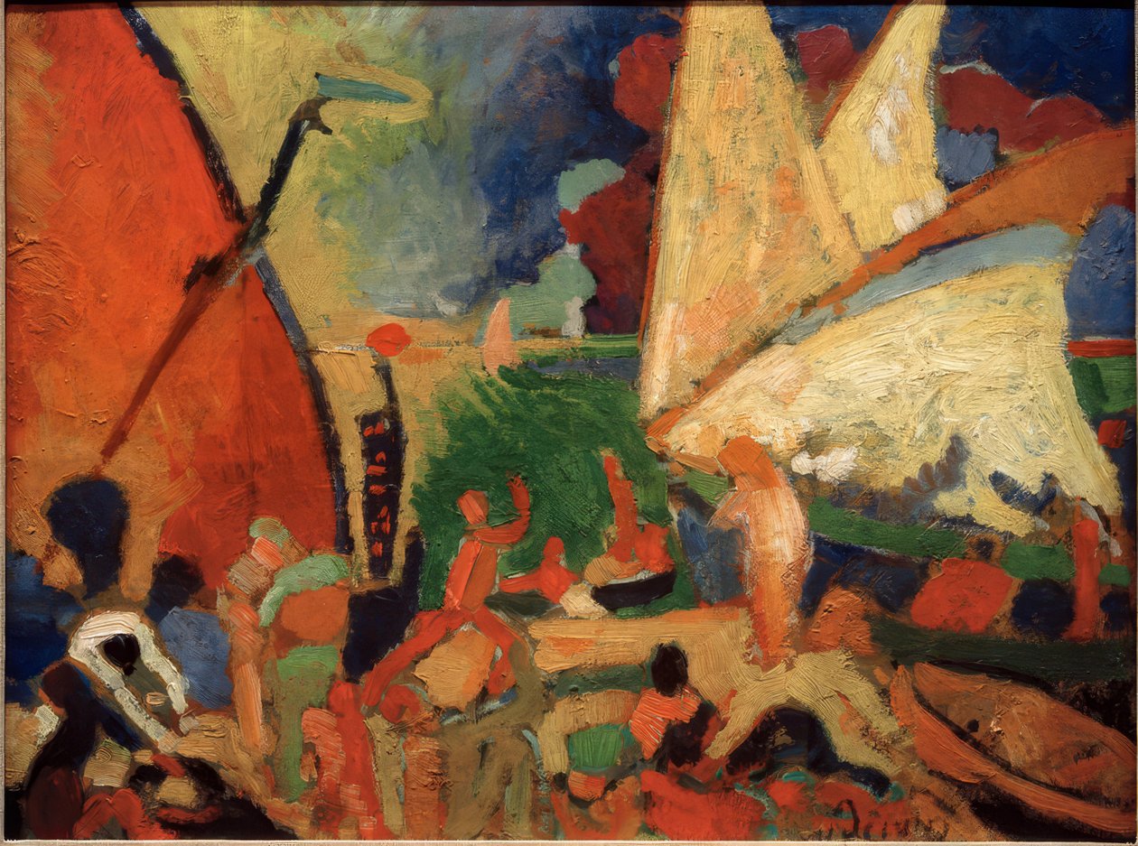 Voiliers à Collioure - Andre Derain