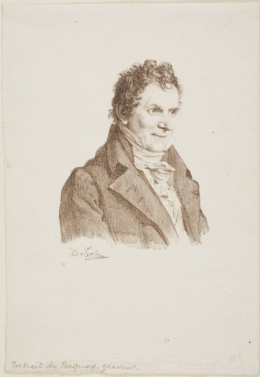 Portrait du graveur Baquoy - Andre Dutertre