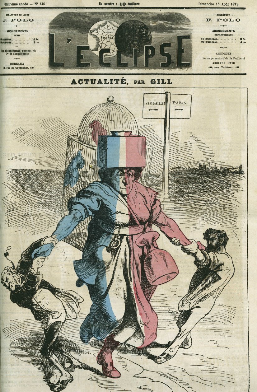 La République tuctée par les royalistes et les républicains. Couverture de « L