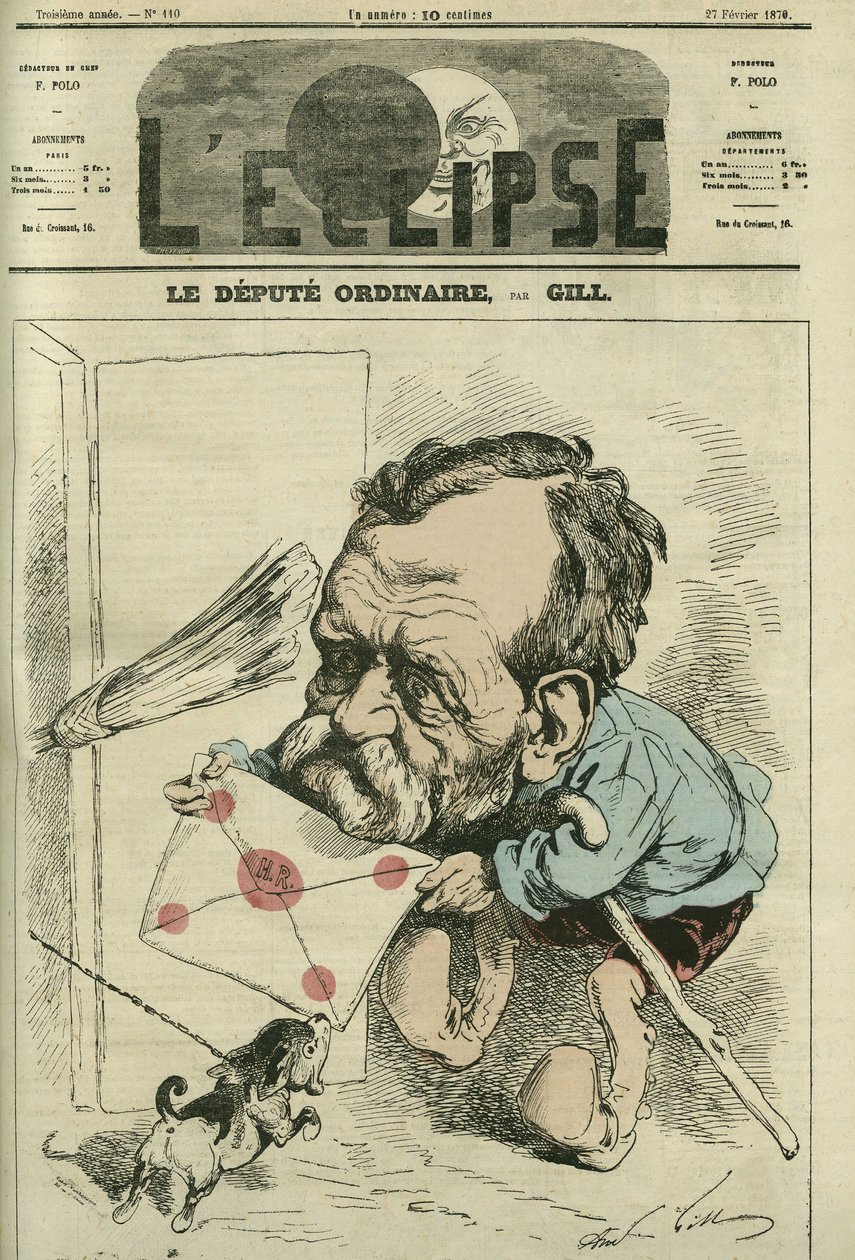 Alphonse-Auguste Duchesne de Gillevoisin, Marquis de Conegliano, Député de Besançon. Couverture dans « L