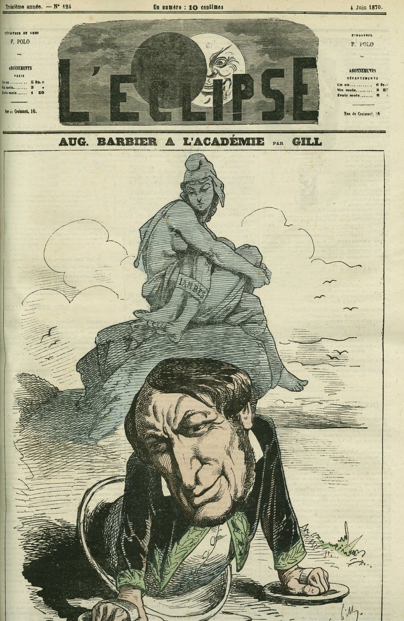 Auguste Barbier (1805-1882), poète français élu à l