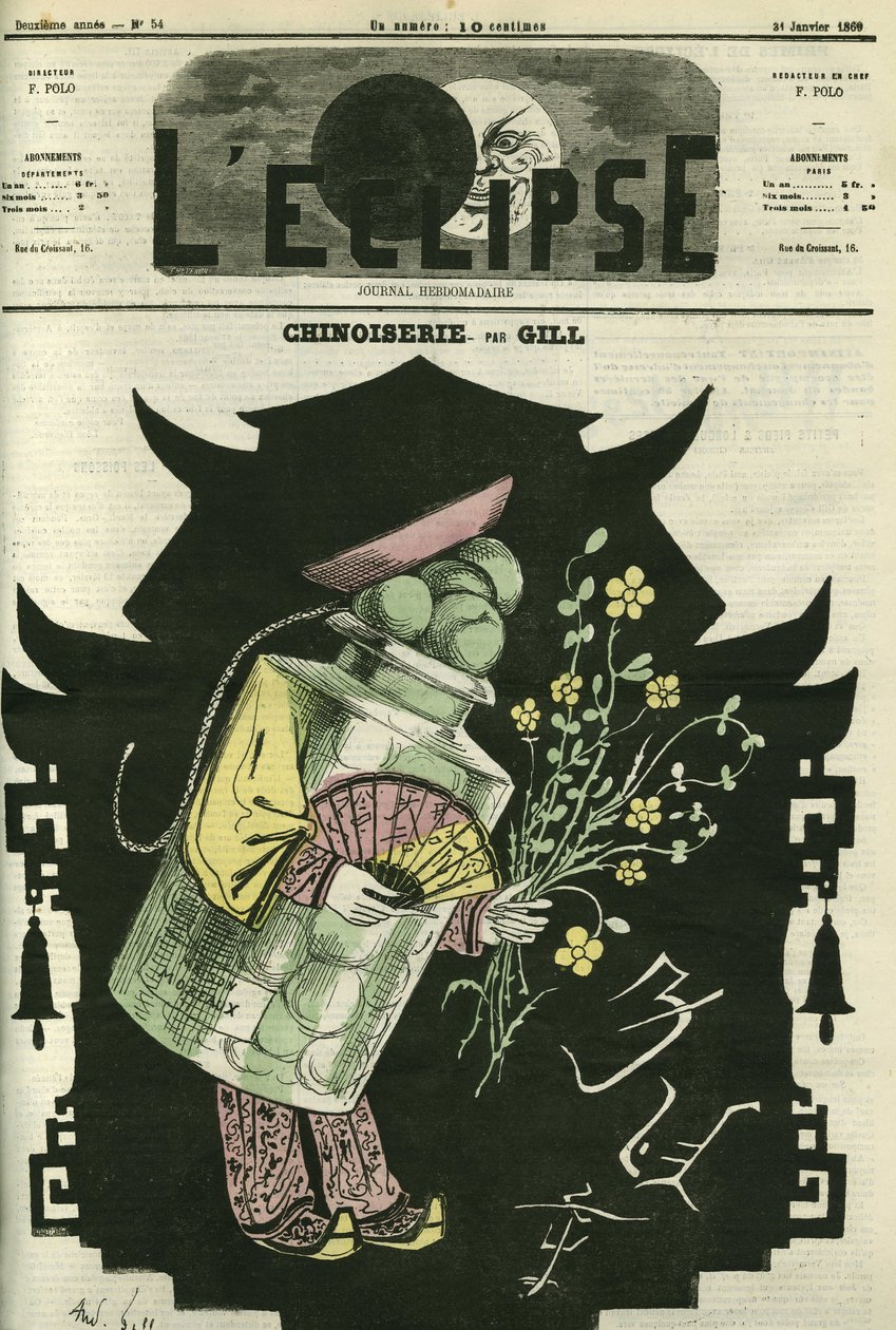 Chinoiserie. Couverture dans « L