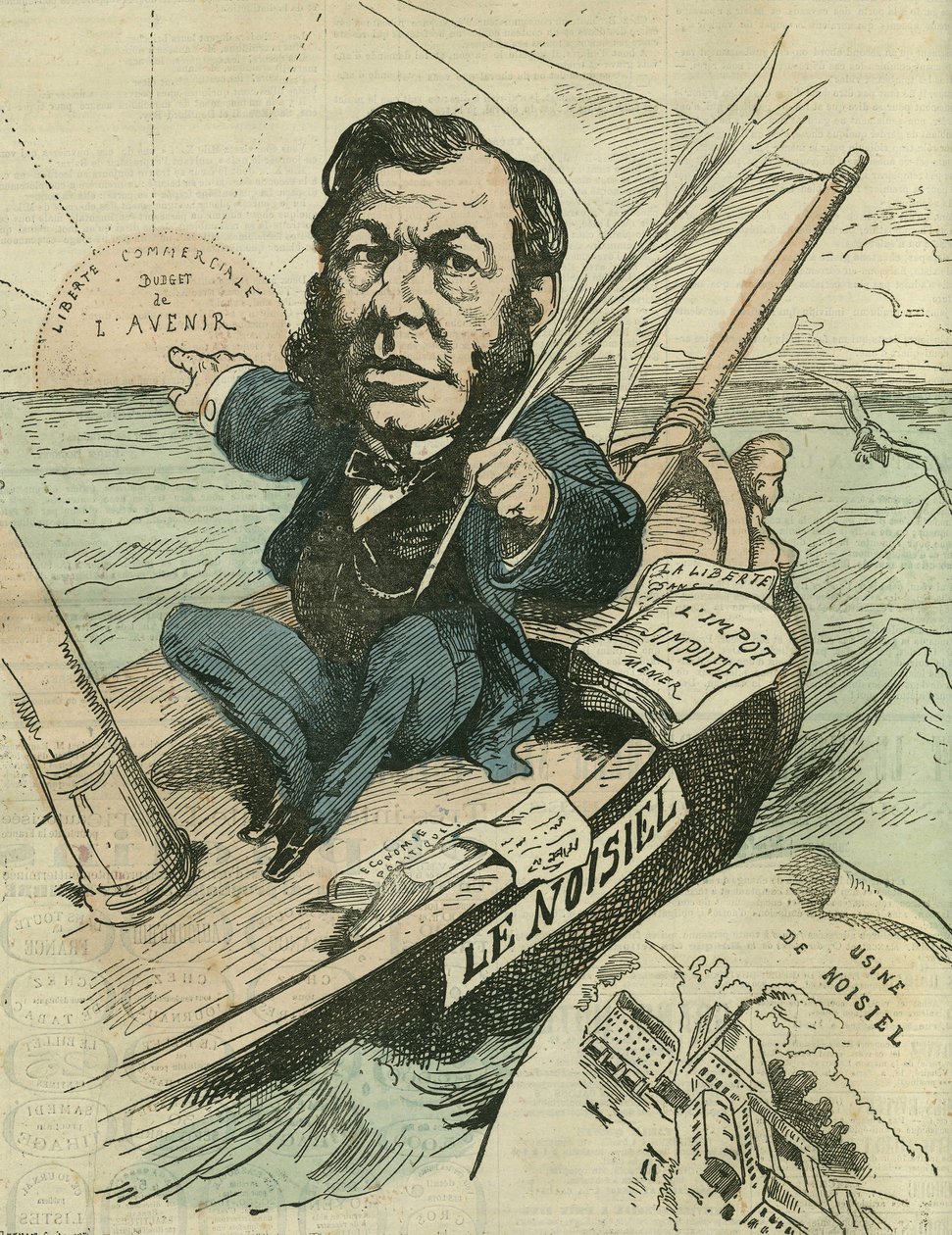 Émile-Justin Menier (1826-1881), chocolatier industriel et député républicain. dans « L